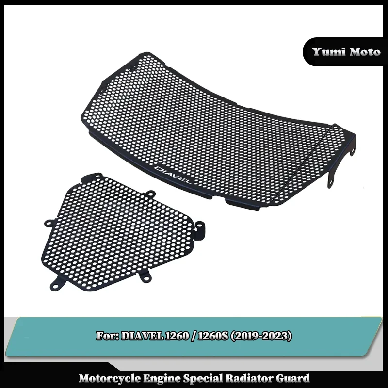 

Motorcycle Radiator Guard Grille Cover Water tank Protection Net For Ducati DIAVEL 1260/1260S 2019-2023