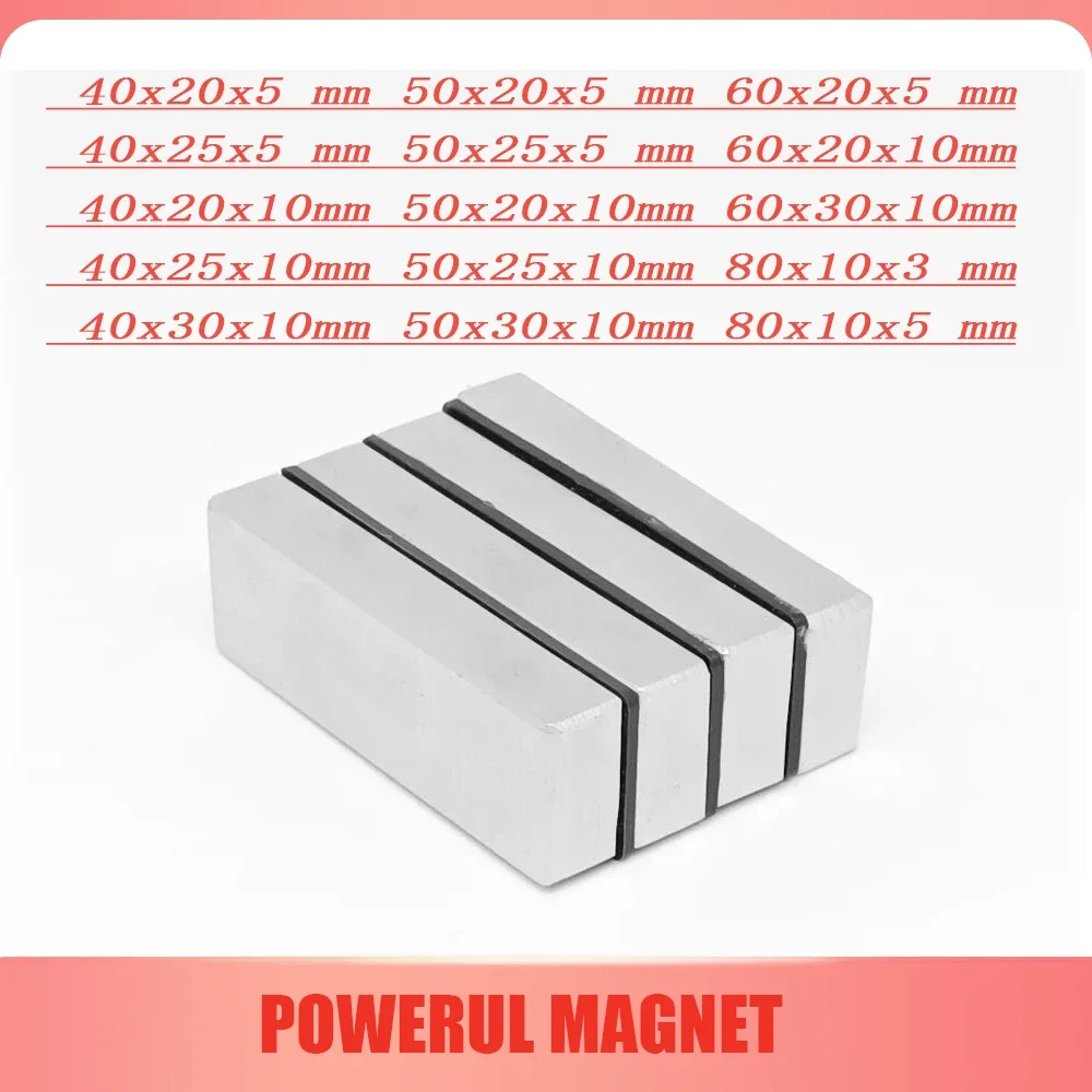 60x20x10 Powerful Round Magnet 50x20x10mm For Refrigerator,Office,DIY 50*20*5 40*20*5