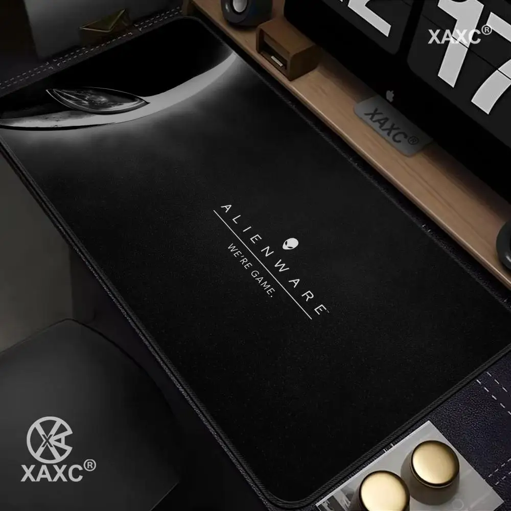 

A-Alienware Mouse Pad Cool large keyboard mouse desk pad non-slip rubber gaming mouse pad laptop mouse carpet HYBXXC