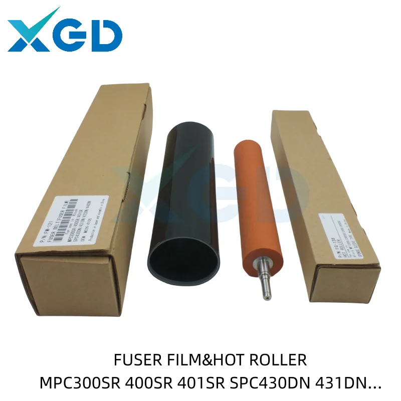 1set M026-4106 FUSER FILM&HOT ROLLER for Ricoh MPC300SR 400SR 401SR SPC430DN 431DN 435DN 440DN M0264106 Upper Roller Fuser Film