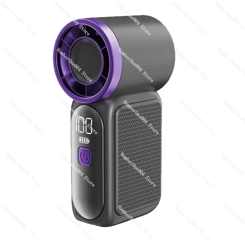 New Pocket Handheld Small Fan Usb Refrigeration Desktop Outdoor Transparent High-speed Cross-border Mini Violent Fan X68