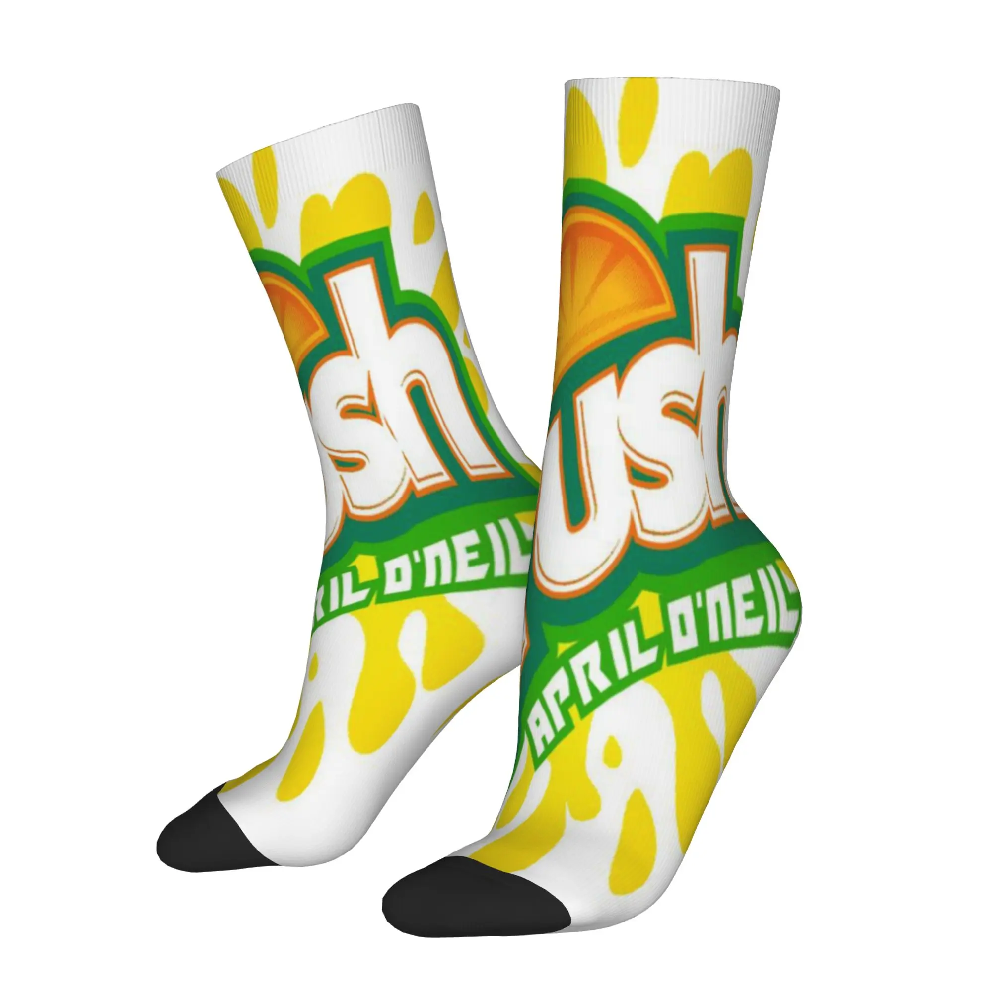 

1 пара забавных мужских носков с логотипом Sock Crush, бесшовным узором и принтом, оригинальные мужские носки