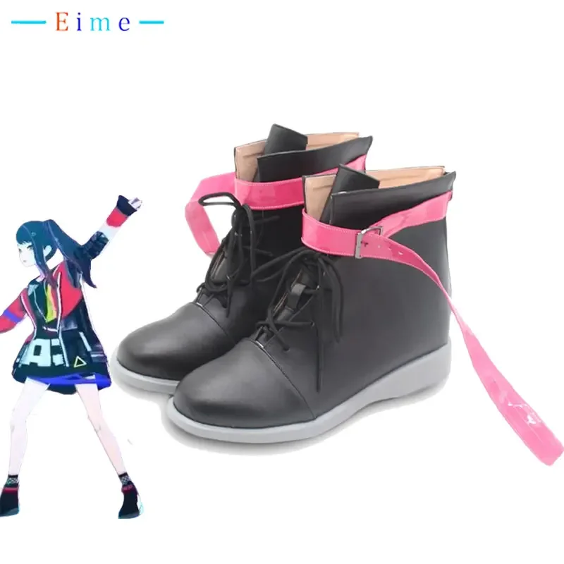 Game PJSK Shiraishi An Cosplay Shoes PU Shoes Halloween Carnival Boots Cosplay Props Custom Made
