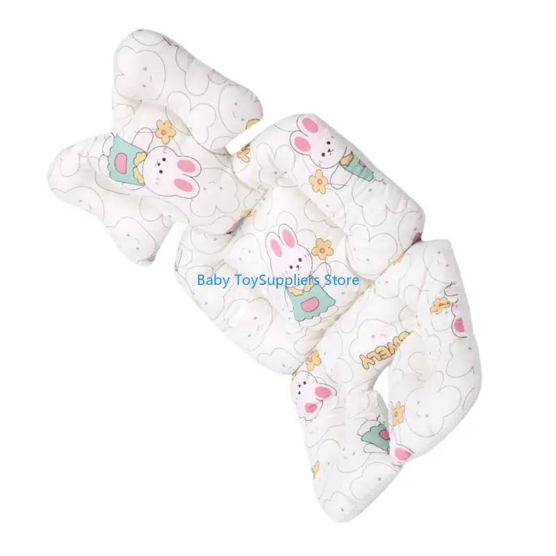 

R1WF Breathable Warm Supportive Pad Baby Strollers Seating Liner Removable Cart Mat