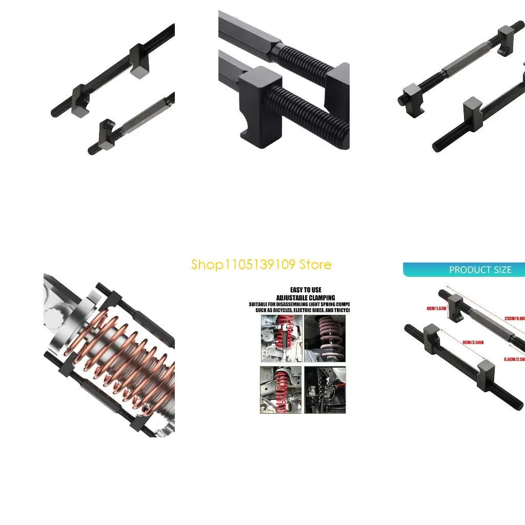 

P5ED High Efficiency 1 Pair Professional E Bike Motorcycle Spring Compressor Tool Suitable for Quick Installation and Removal