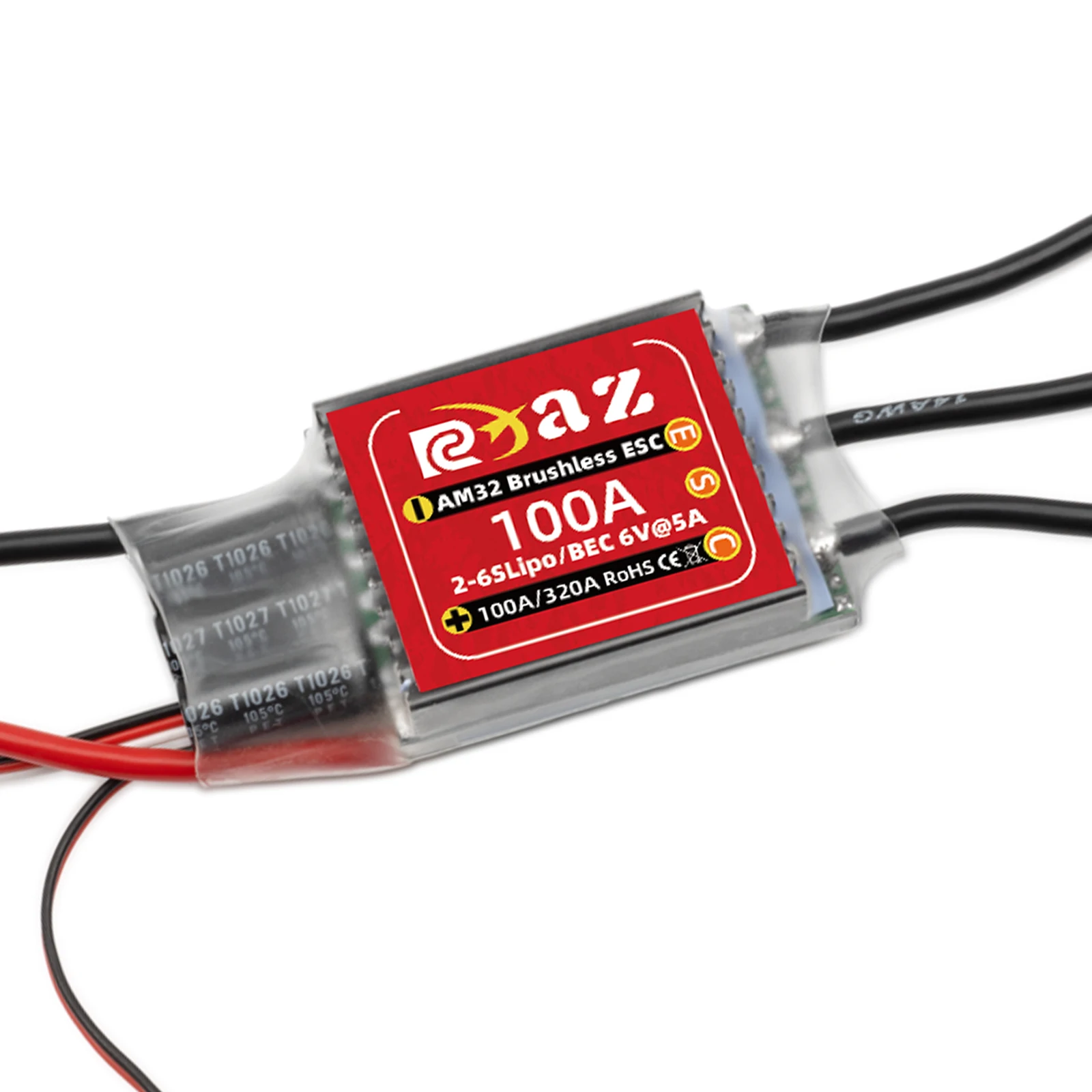 RC AM32 100A Brushless ESC Speed Controller for 1/8 1/10 RC Car Axial scx10 D90 Hpi Traxxas Hsp Redcat  Tamiya RC Crawler Tank
