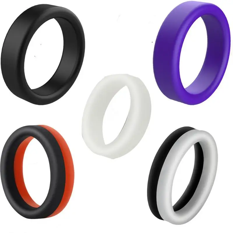 1 Pcs Men Penis Ring Silicone Cock Rings Male Lock Ejaculation Scrotal Ball Stretcher Anillo Hombre Cockring Sex Toys For Men