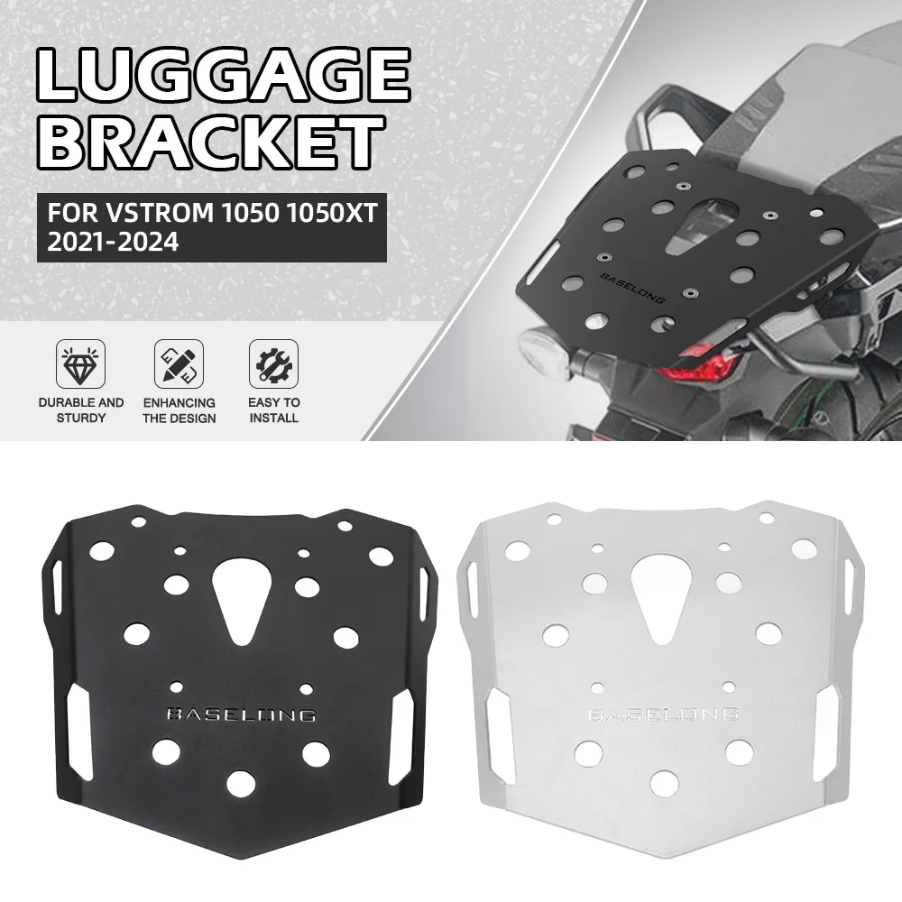 For SUZUKI VSTROM 1050 1050XT 2021-2022-2023-2024 Motorcycle Bracket Rear Luggage Seat Carrier Plate Shelf Cargo Tail Bracket