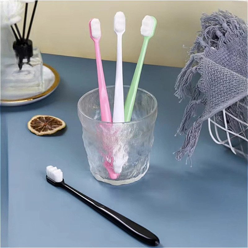 2/5 قطعة فرشاة أسنان ناعمة ذات شعيرات ناعمة مريحة مناسبة لرحلات العمل أنبوب فرشاة الأسنان تنظيف الأسنان للاستخدام المنزلي #5