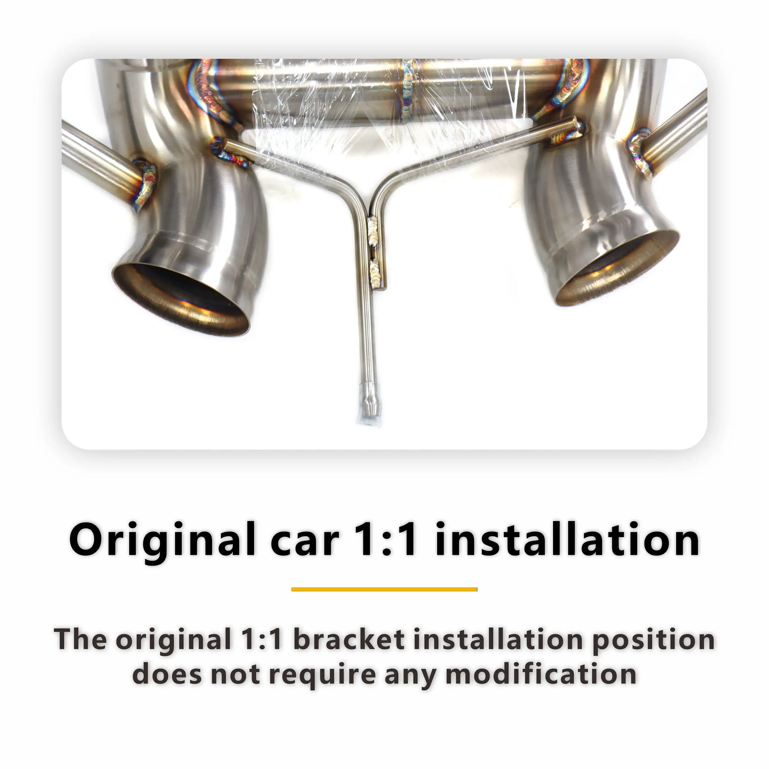 HMD gran oferta SUS304 sistema de escape rendimiento Catback escape para McLaren 600LT 3,8 T 2018 + sin silenciador de válvula