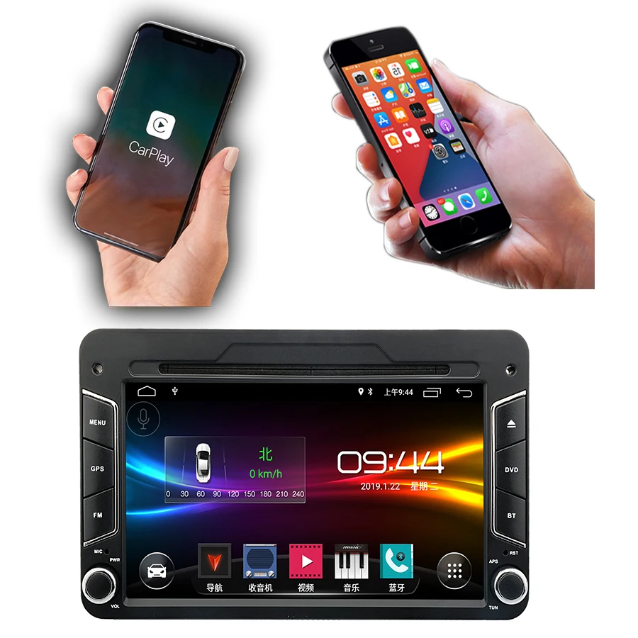 7 "Android 14 รถวิทยุสเตอริโอมัลติมีเดียสําหรับAlfa Romeo Spider 159 Brera Sportwagon 360 กล้องCarplay Auto Wifi GPS SWC