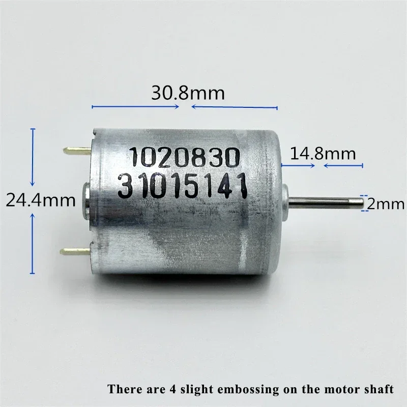 

Johnson 1020830 RF-370CB Small 370 Series Electric Motor 12V 18V 24V DC 5350RPM 24mm round DIY for Car Air Conditioner Parts