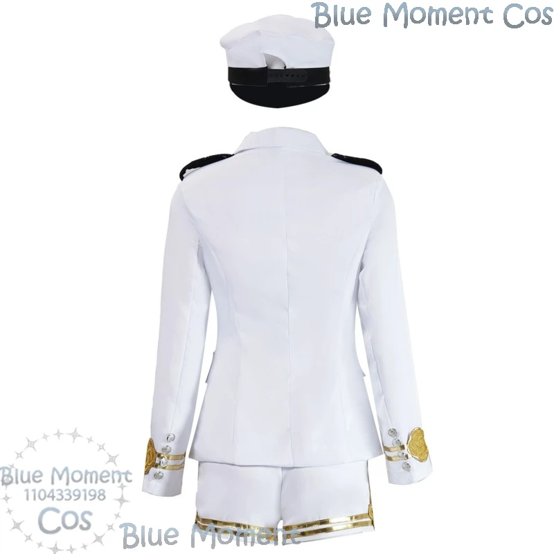 

Navy Uniform White Sailor Outfit Idol Cosplay White Dress Woman Hat XS 3XL Christmas Halloween Navidad Carnaval Event Outfit Cos