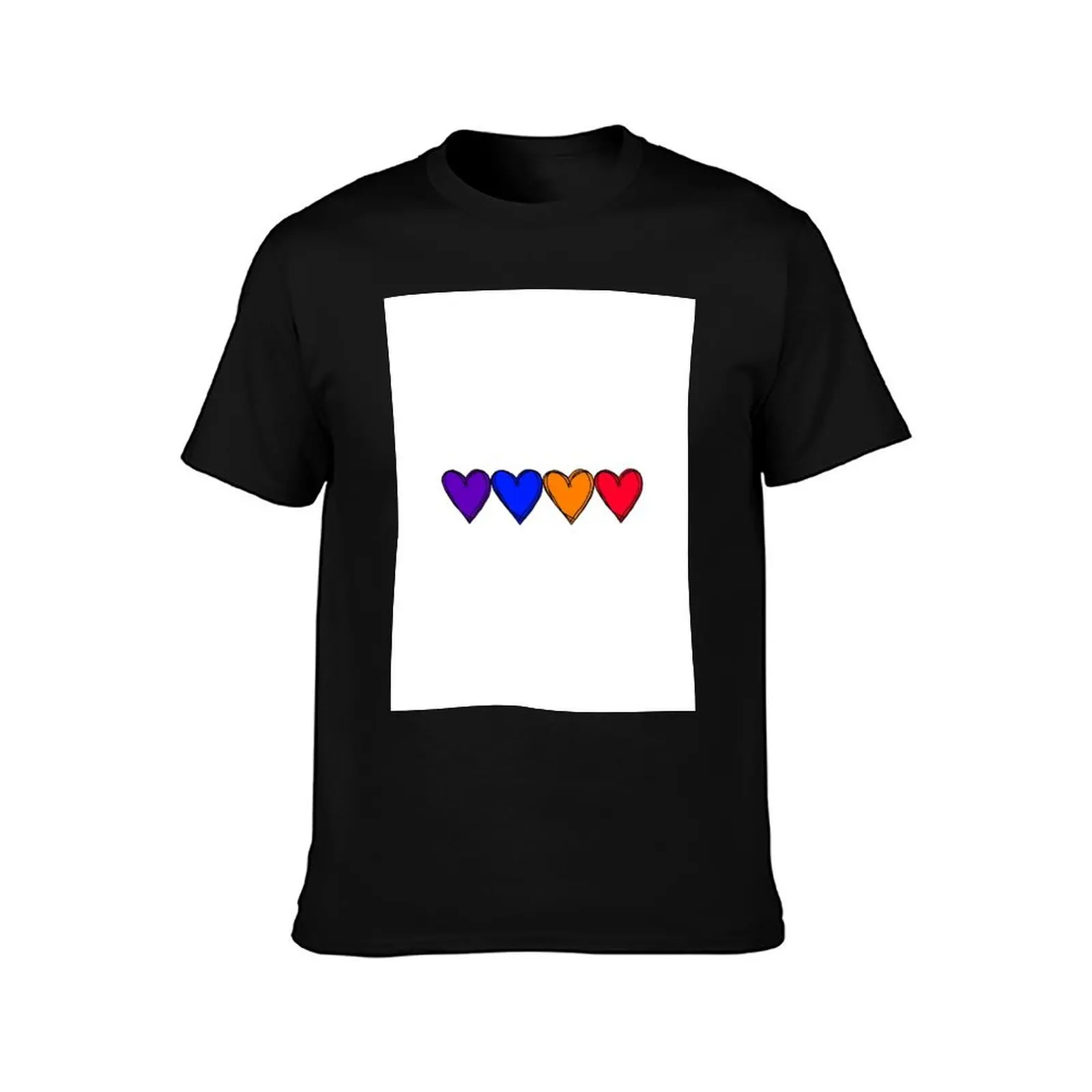 Purple Blue Orange Red T-Shirt sports fans shirts graphic tees new edition t shirts for men graphic