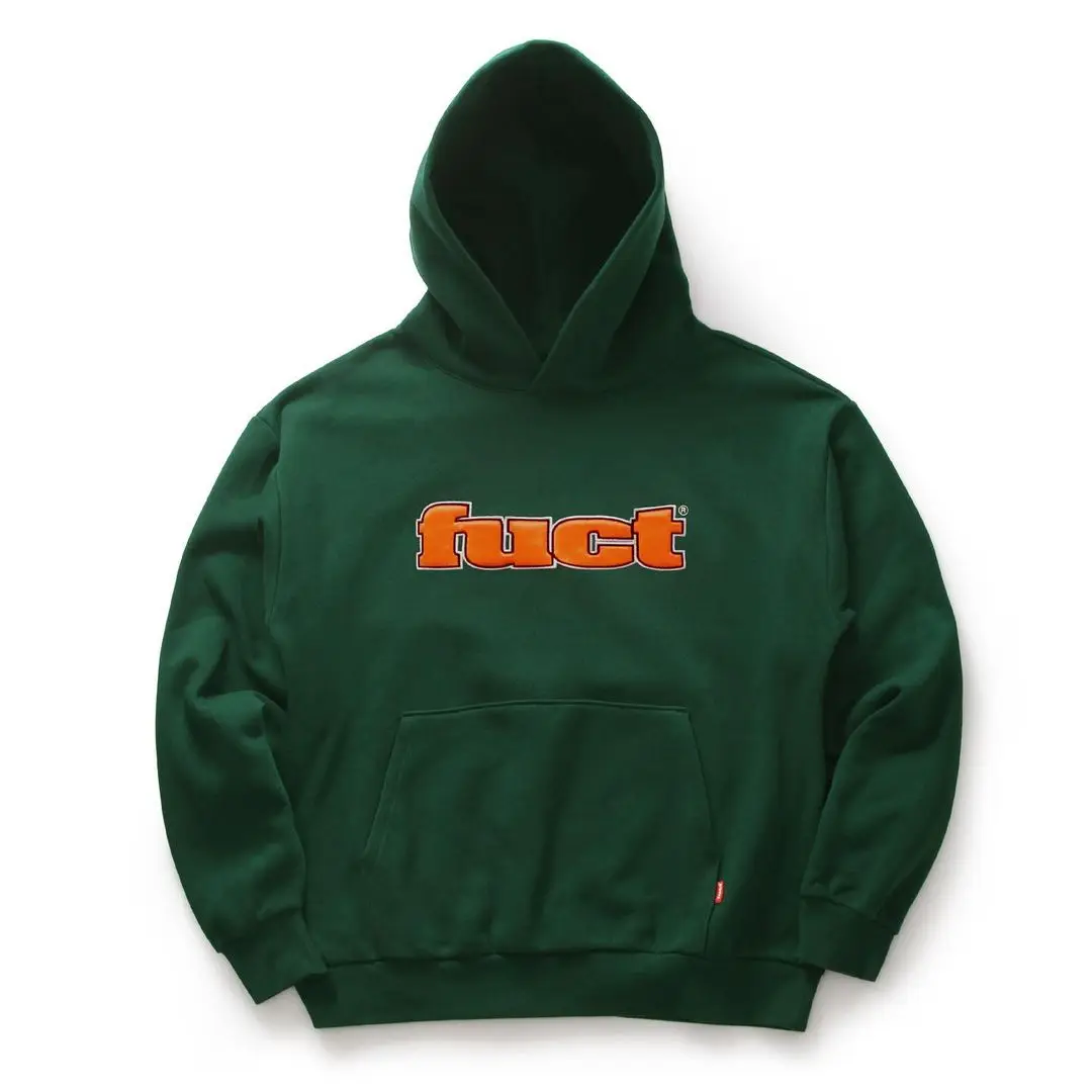 FUCT-Sweat à capuche surdimensionné à manches longues pour hommes, Sweat à capuche décontracté, Survêtement de haute qualité, Streetwear Harajuku, Nouvelle mode, Y2K