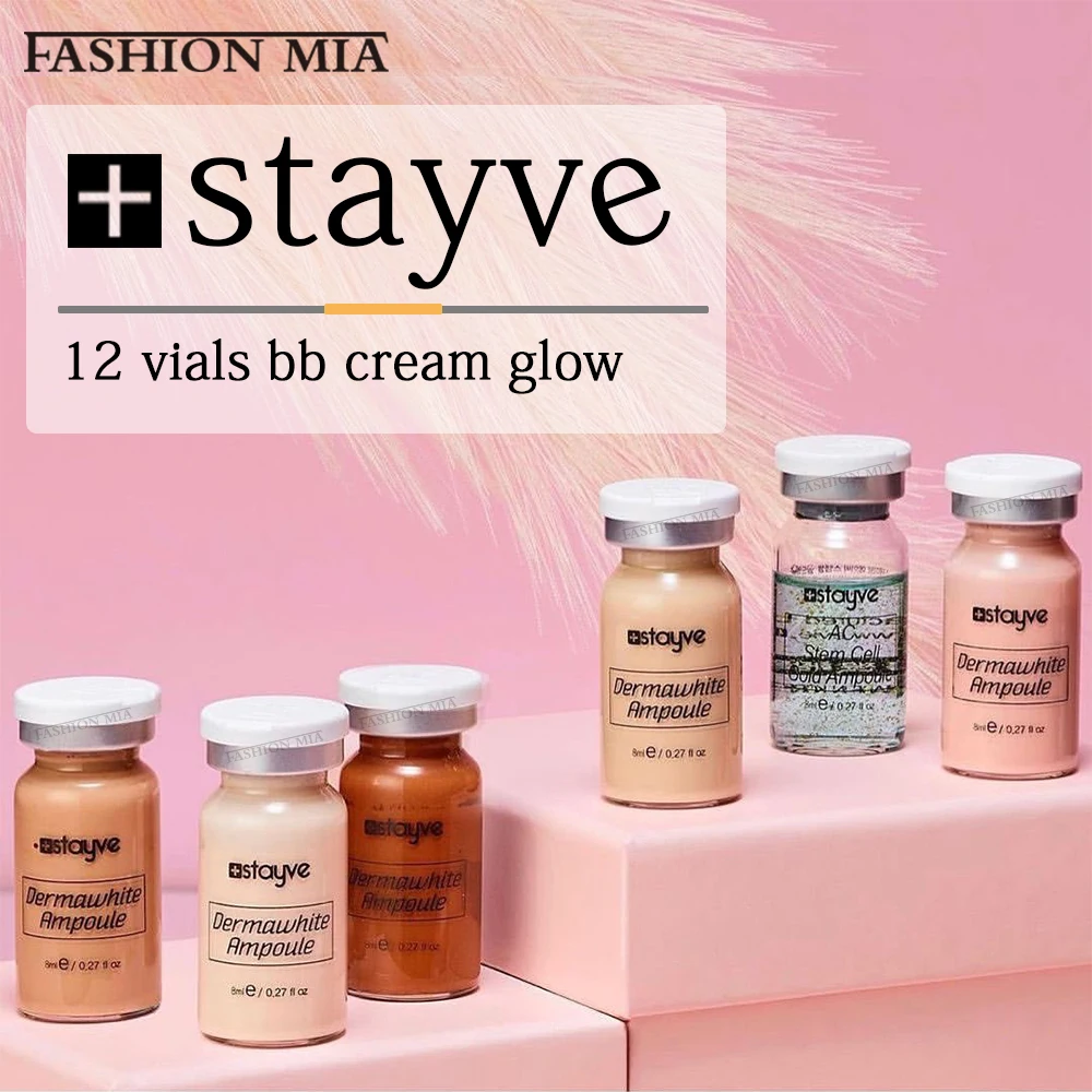 Korea Original Stayve BB Cream Glow Beginner Starter Kit Niacinamide/Peptide Face Skin Care Serum Essence