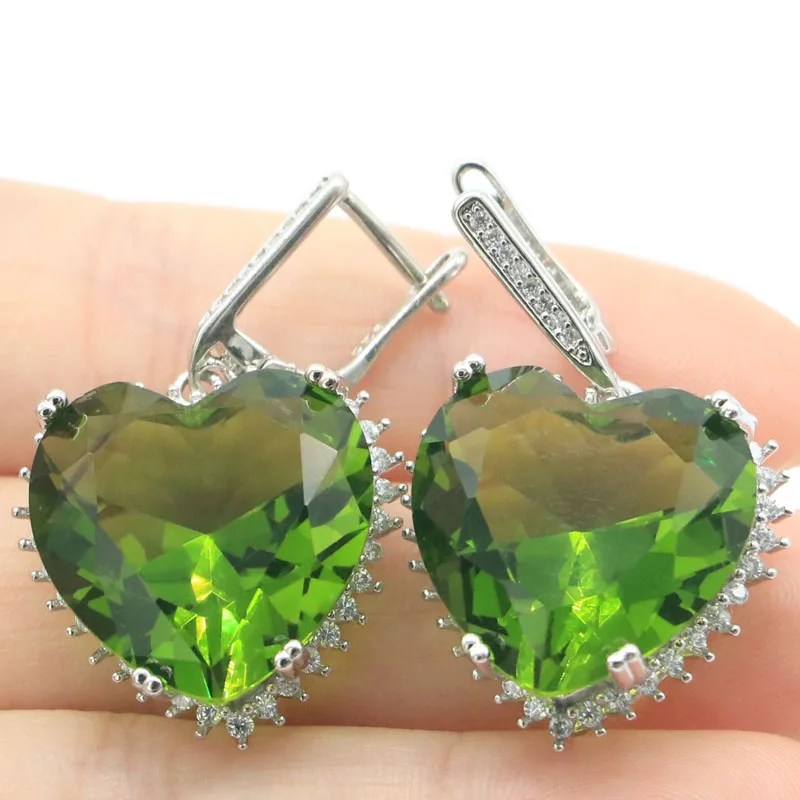 

Потрясающие большие тяжелые серьги-подвески 47x22 мм 11,5 г с золотым цитрином и белым кубическим цирконием для повседневной носки, оптовая продажа, Прямая поставка