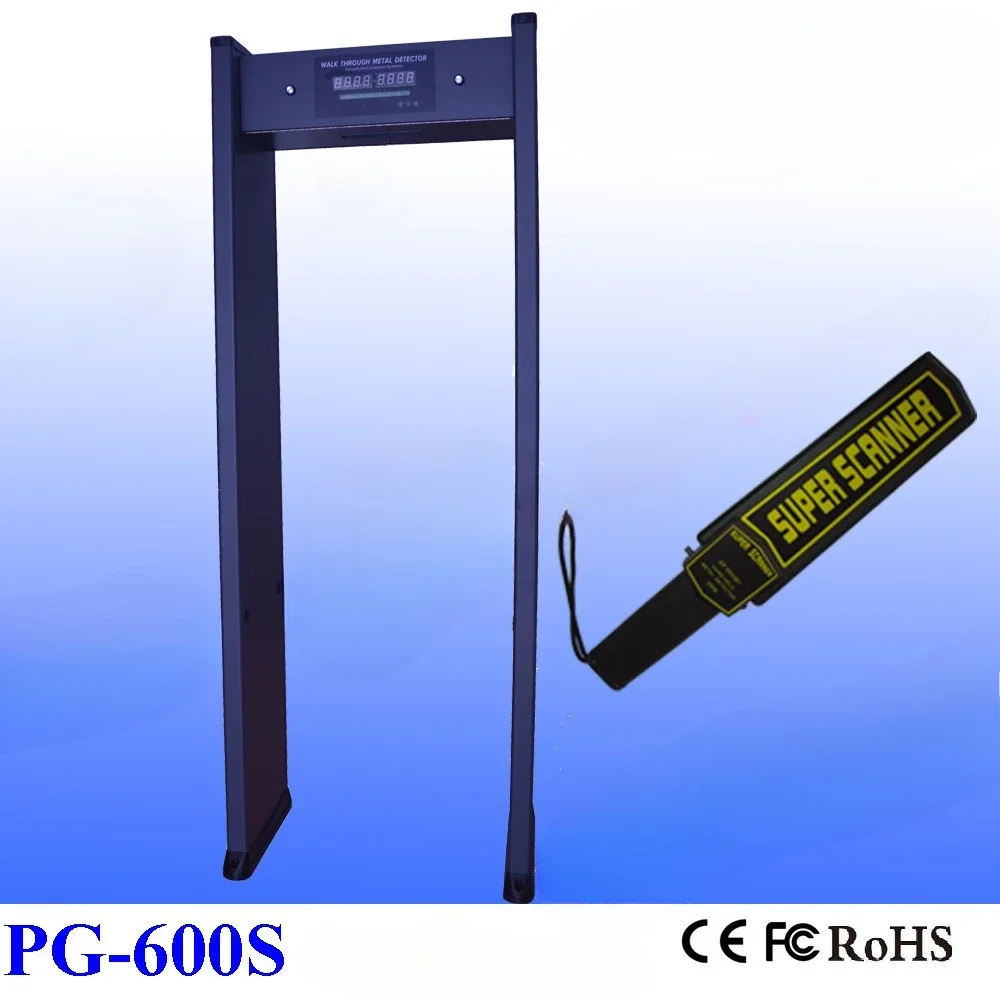 

Factory Walk Through Metal Detector Door for Security Inspection Single Zone Standard Security Gate PG-600S