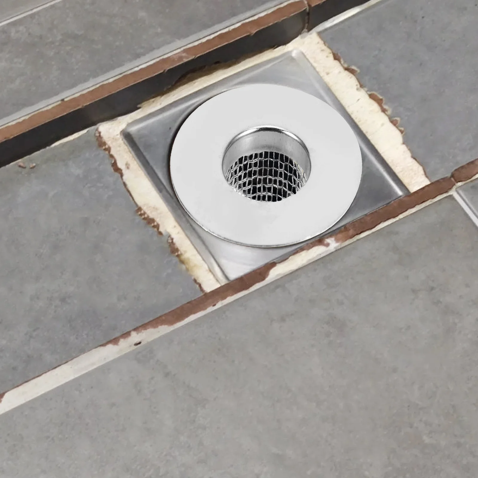 

Anti-Clogging Metal Floor Drain Strainer Mesh Sewer Filter Net Steel Drainage Pipe Easy Install Durable Sturdy Not Easy Deform
