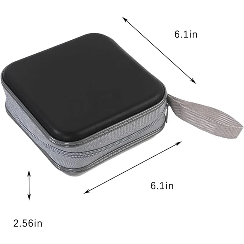 CD Case, DVDs Wallet Holder, CD/DVD Case Wallet 48 Discs Heavy Duty Bag Binder Storage Booklet Album