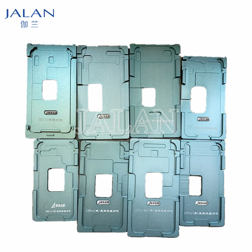 Position Mold For iP X to 13 Pro Max LCD Screen Alignment Mold Front Glass OCA Location Mould Precision Aluminium LCD Repair