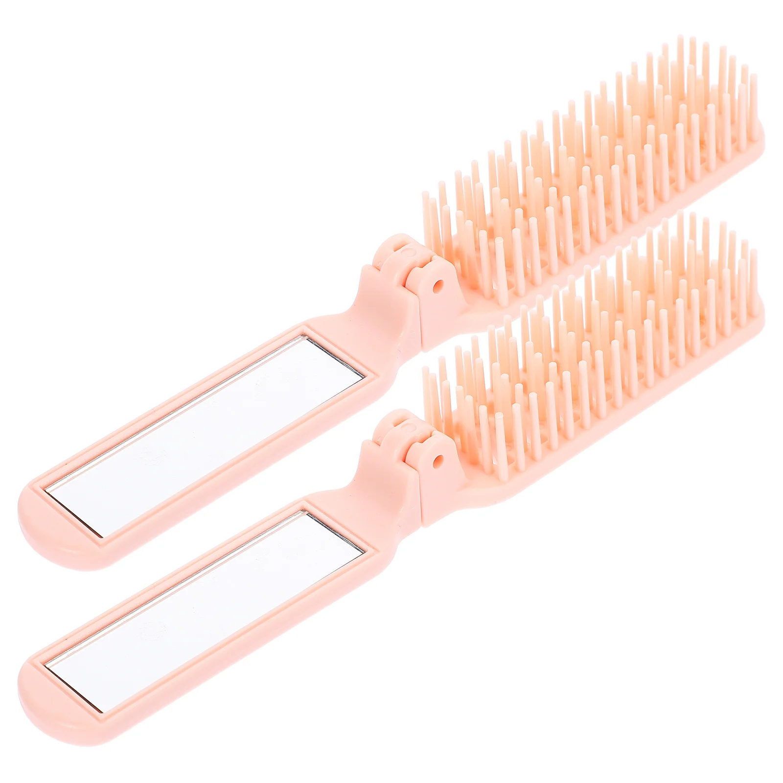 

2Pcs Foldable Hair Comb Portable Small Compact Travel Hairstyle Brush Folding Pocket Comb Hair Brush Travel Hairbrush