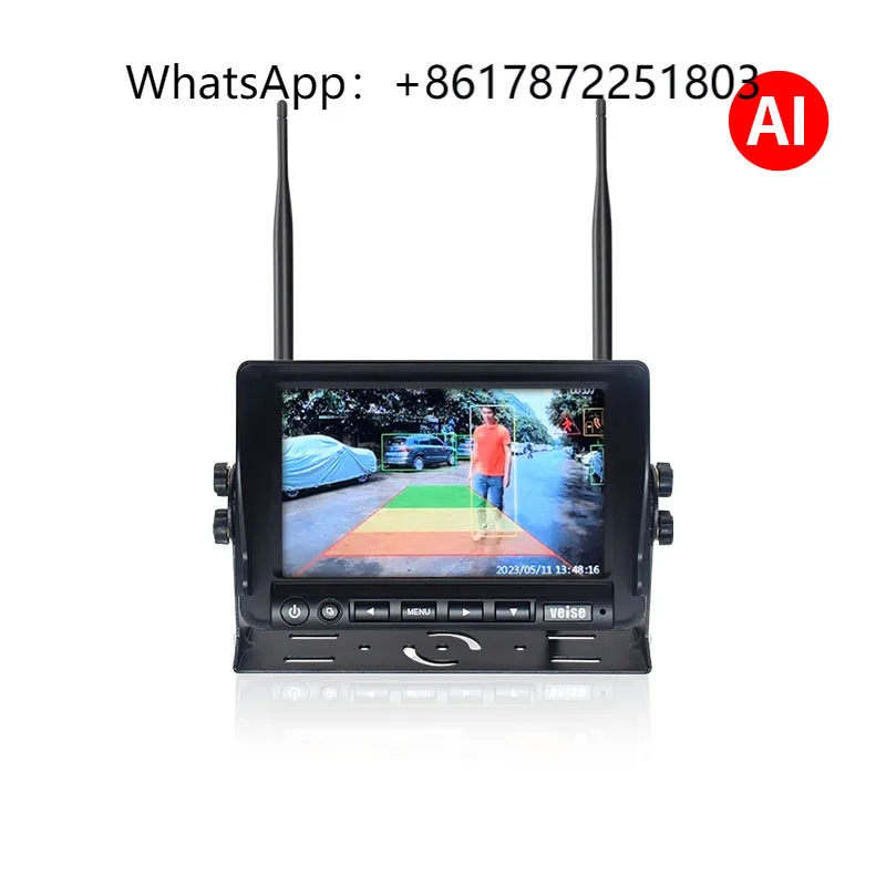 

Wireless AI Pedestrian & Vehicle Detecting System Side View Rear View Parking Sensor with Reversing Kit for Cars