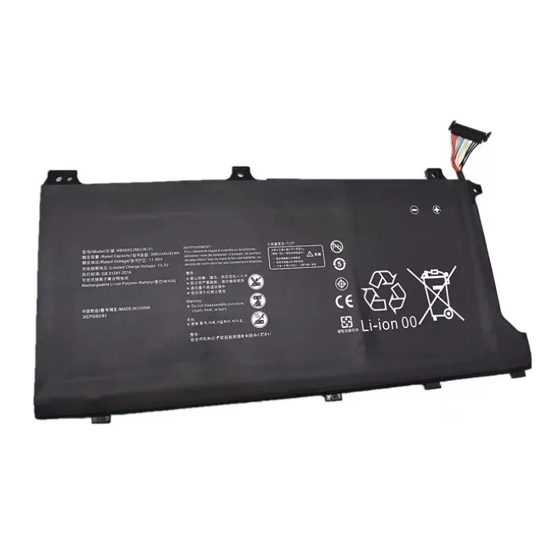 HB4692J5ECW-31 Replacement 11.46V 3665mAh 42Wh Laptop Battery for Huawei MateBook D15 BoB-WAH9P HNL-WFQ9 BohL-WDQ9HN