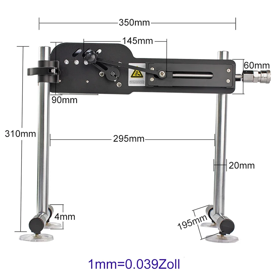 Male and Female Anal Masturbator70W Automatic Frequency Conversion Gun Love Machine, High-speed Thrusting Sex Machine - Image 2