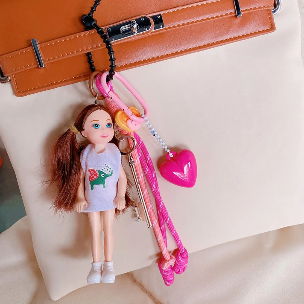 New Hanging Ornament Doll Pendant DIY Change Clothes Cute Car Key Ring Bag Decoration for Barbie Doll