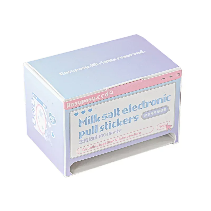 1 szt. Kawaii naklejki amerykański Y2k błyszcząca naklejka papiernicza CD telefon brokat DIY dekoracyjny księga gości dziennik artykuły szkolne