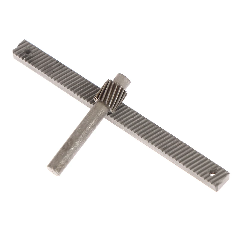 ชุดเฟืองปรับความแม่นยำ 0.5 เมตร 17 ฟัน 100 มม. แท่นเลื่อนเฟืองเหล็ก โต๊ะยกเครื่องมือ