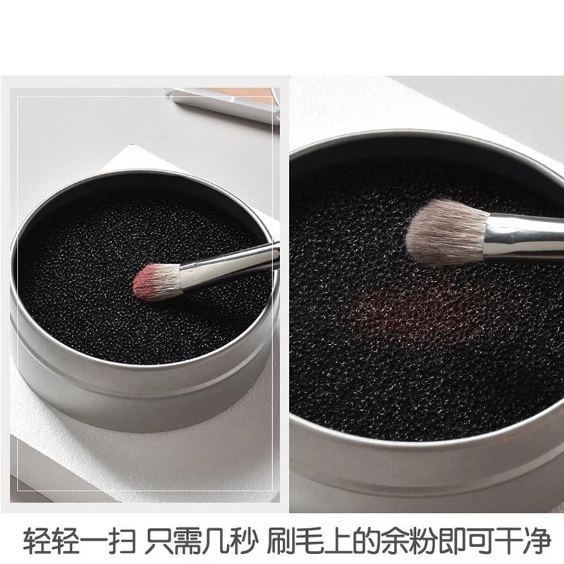 Makeup Brushes & Tools Accessories Makeup Brush Dry Cleaning Box Quick Cleaning Disposable Sponge