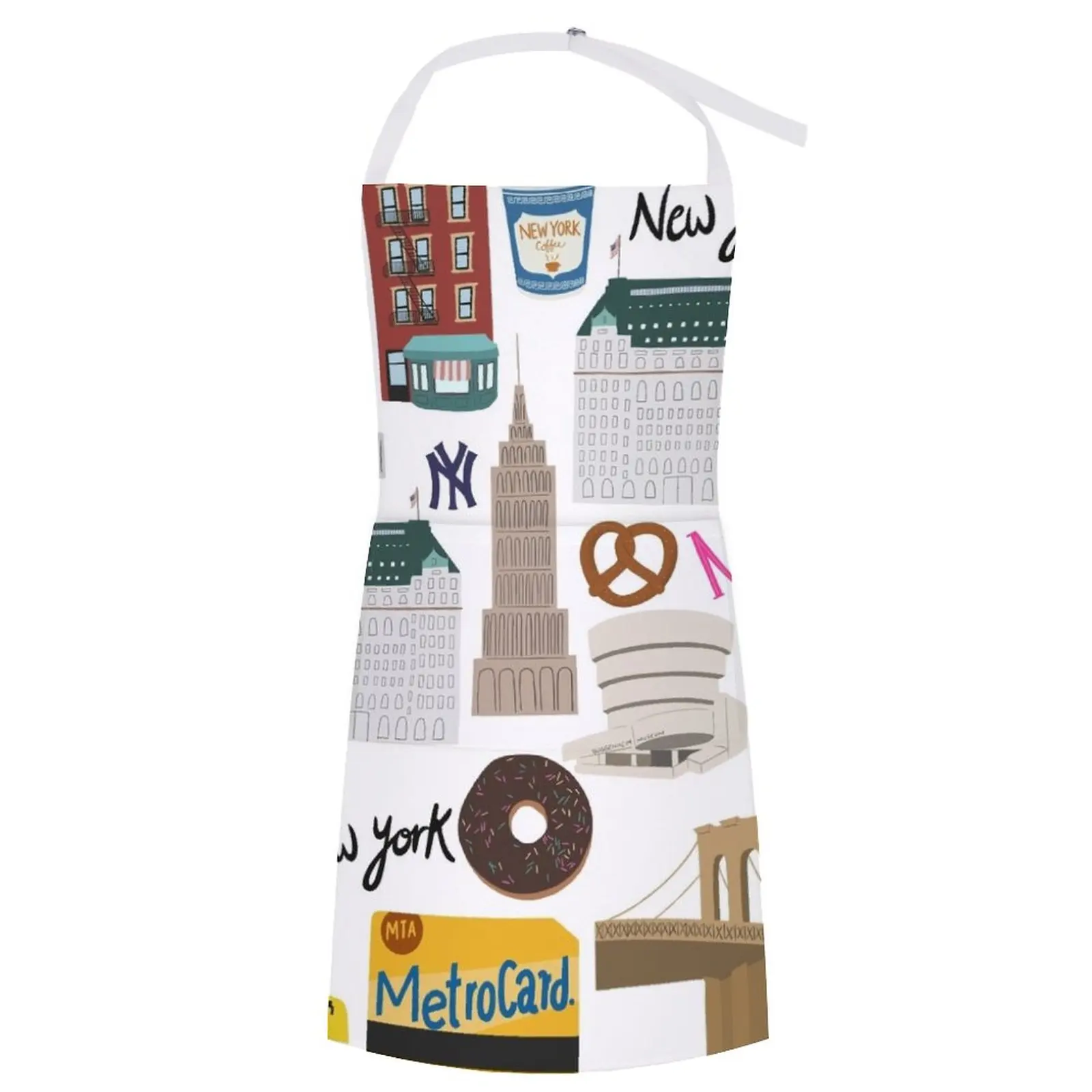 

New York Illustration Apron All For Kitchen And Home Aprons An Apron