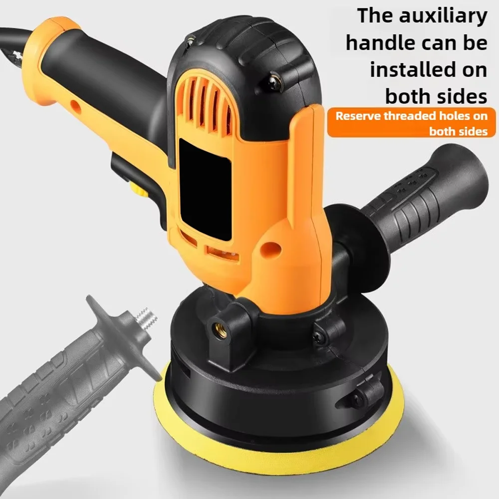 

220V 700W Electric Car Polisher Machine With Portable Handle Auto Polishing Adjustable Speed Sanding Waxing Car Accessories