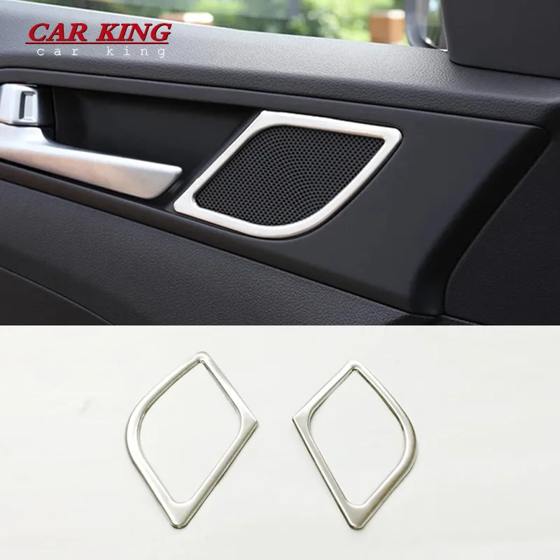 

Stainless Steel Car Front door above speaker audio Horn ring Cover Trim For Hyundai Tucson 2015 2016 2017 2018 2019 Car Styling