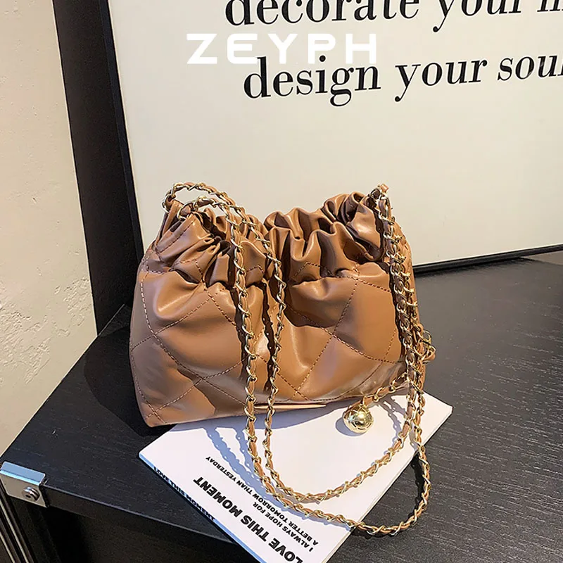 

Zeyph Fashionable Designer Drawstring Small Square Bag Four Seasons Women s Medium Crossbody Bag Shoulder Bag