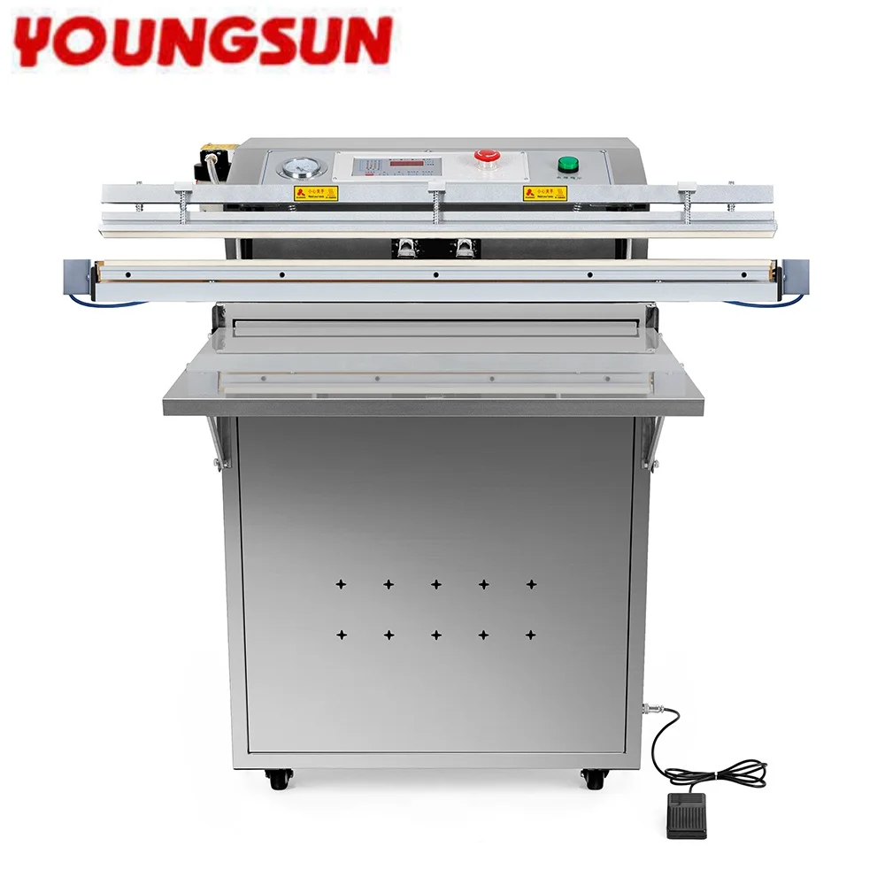 young sun 1000 External Extraction Type Vacuum Machine Stainless Steel Baling Equipment Sealer  Manufacturer Industrial