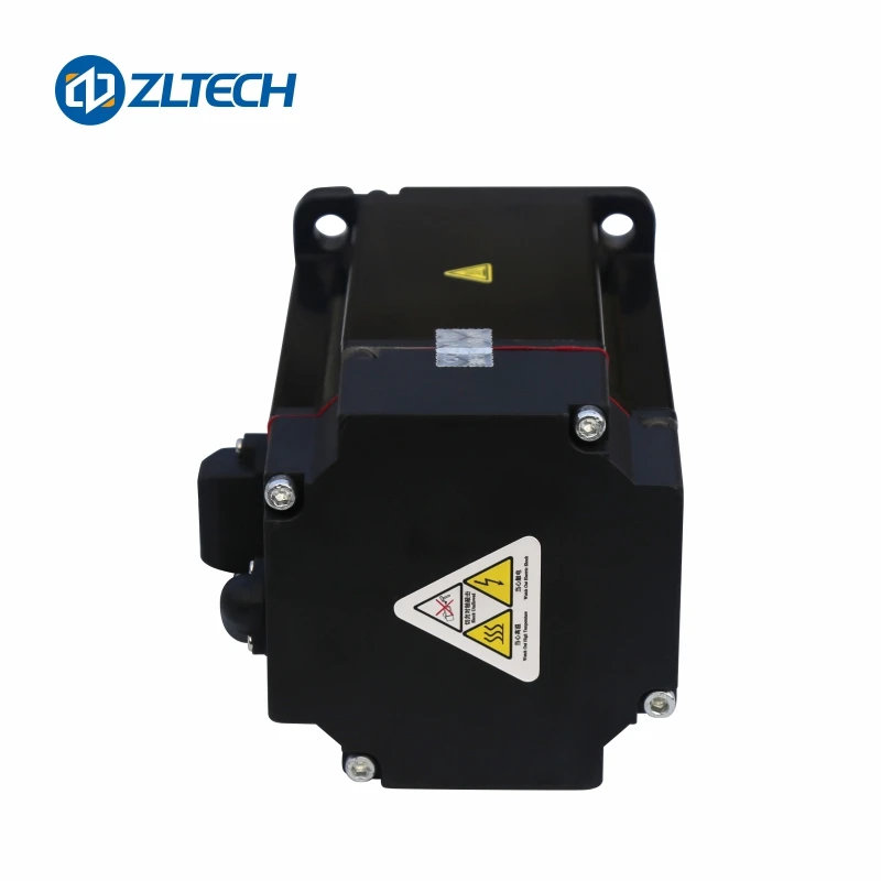 ZLTECH 3 Phase Nema33 80mm 48V 1000W 3.2N.m 3000RPM 25A Keyway Brushless Dc Servo Motor with 2500-wire Encoder for CNC Machine