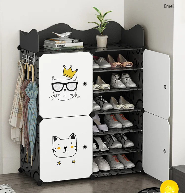 

Стеллаж для обуви, простой и экономичный стеллаж для хранения в домашних условиях