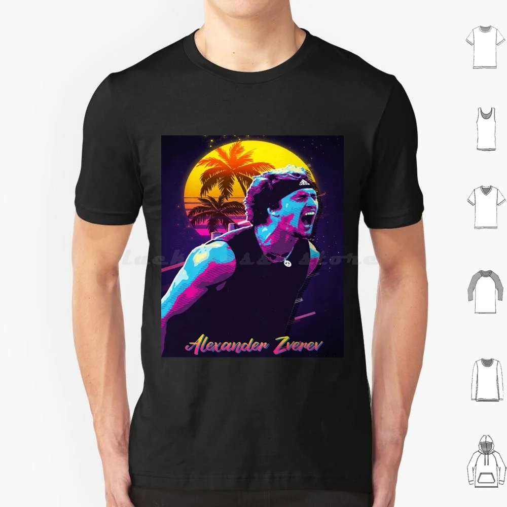 Camiseta Alexander Zverev talla grande 100% algodón Alexander Zverev Alexander Zverev Zverev Tenis Sascha Sasha Alexanderzverev