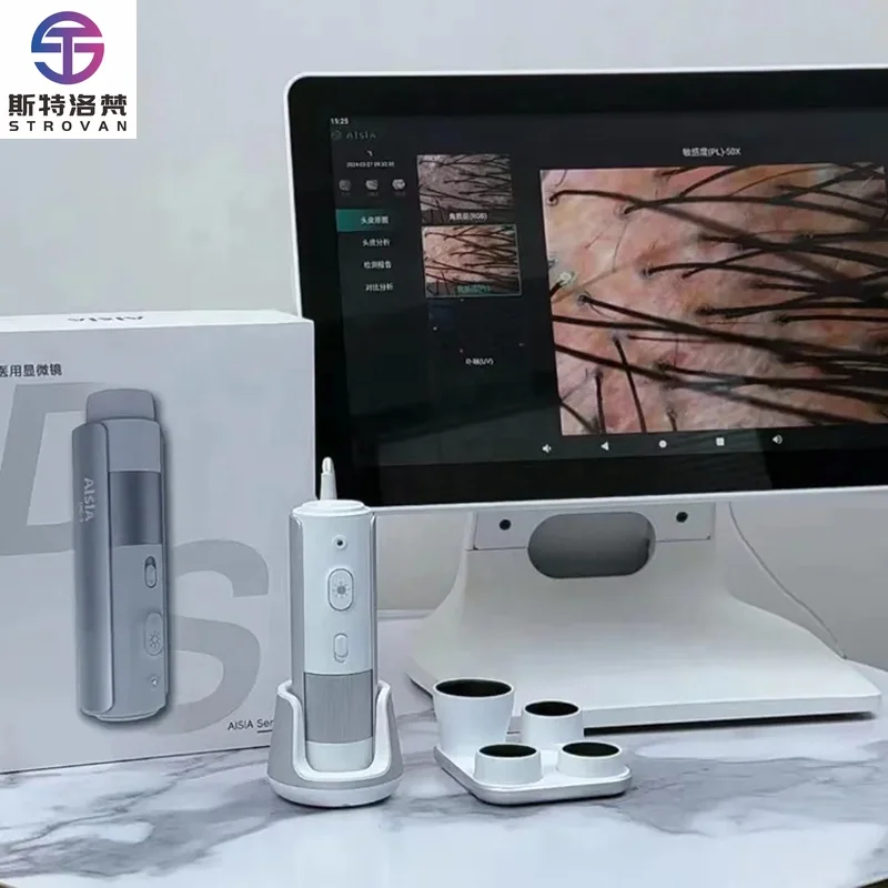 

STLF LZS Analyzer Testing Scanner 15.6inch Hair Scalp Hair Follicle Detector Detector Moisture Tester for Beauty Salon