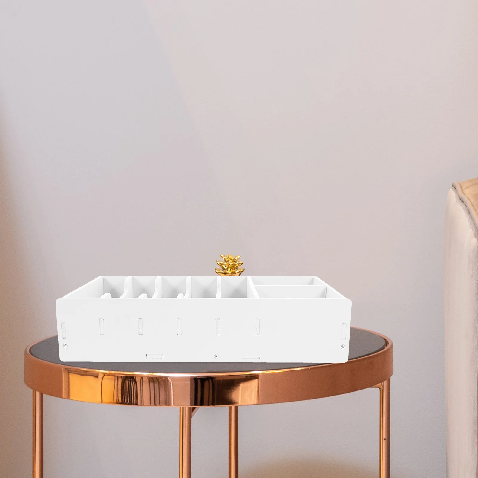 MELStorage-Boîte en PVC pour Commode, Économiseur d'Argent, Insert de Maquillage