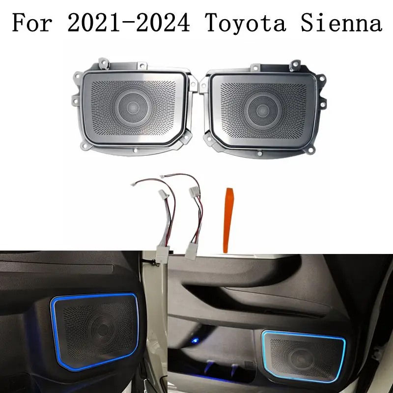 

Подходит для Toyota Sienna Granvia 2021 2022 2023 2024 XL40, модификация интерьера, окружающий свет, звуковой сигнал