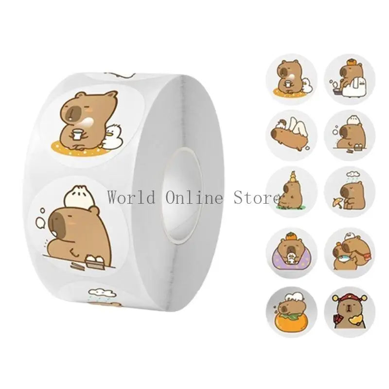 Étiquettes d'autocollants Capybara Sticker Sticker Sticker Sticker Sticke 87HC