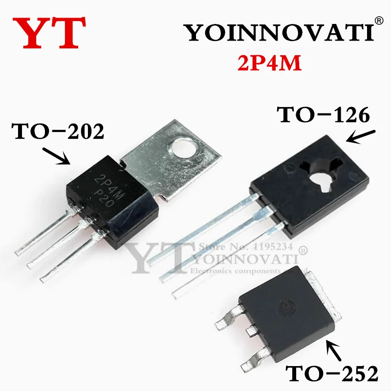 10PCS 2P4M 2A 500V 202 126 252
