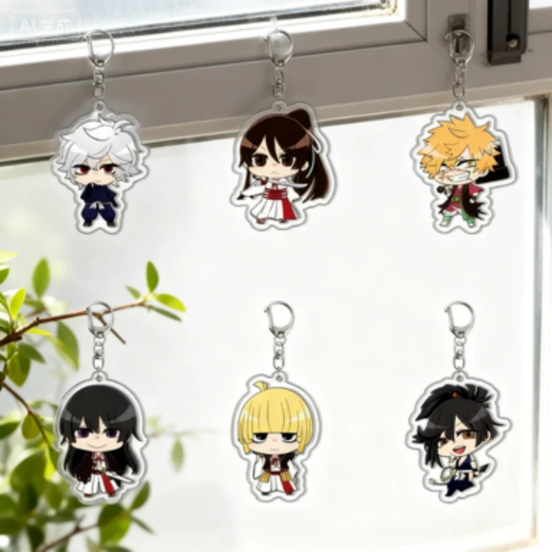 Hell's Paradise Jigokuraku Gabimaru Anime bolso encanto personaje de dibujos animados colección llaveros acrílicos regalo para seguidores