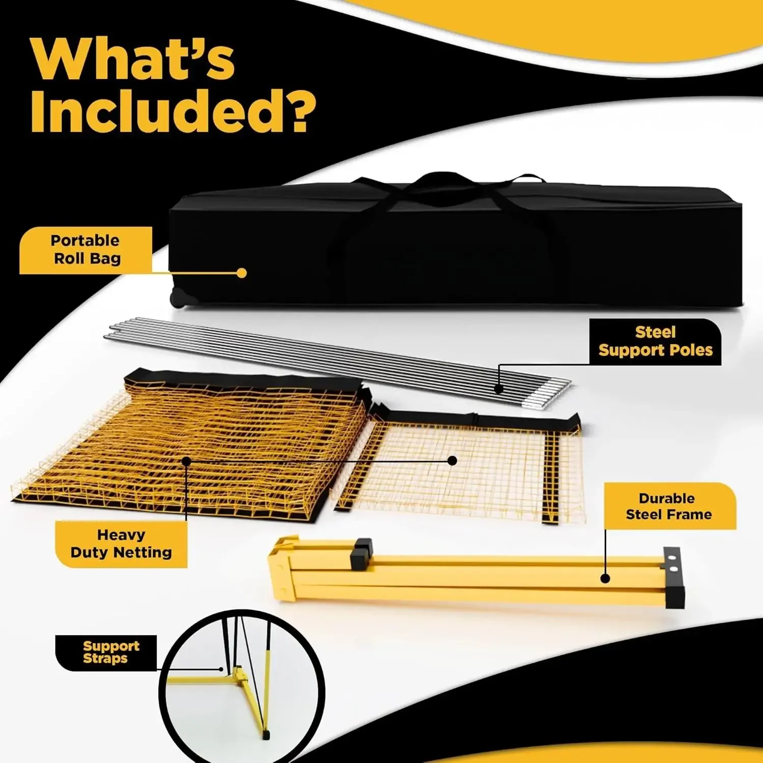 W_ バレーボール練習ネット設備システム - 頑丈、調整可能、持ち運び可能 |     精度、テクニック、スキルを向上させる