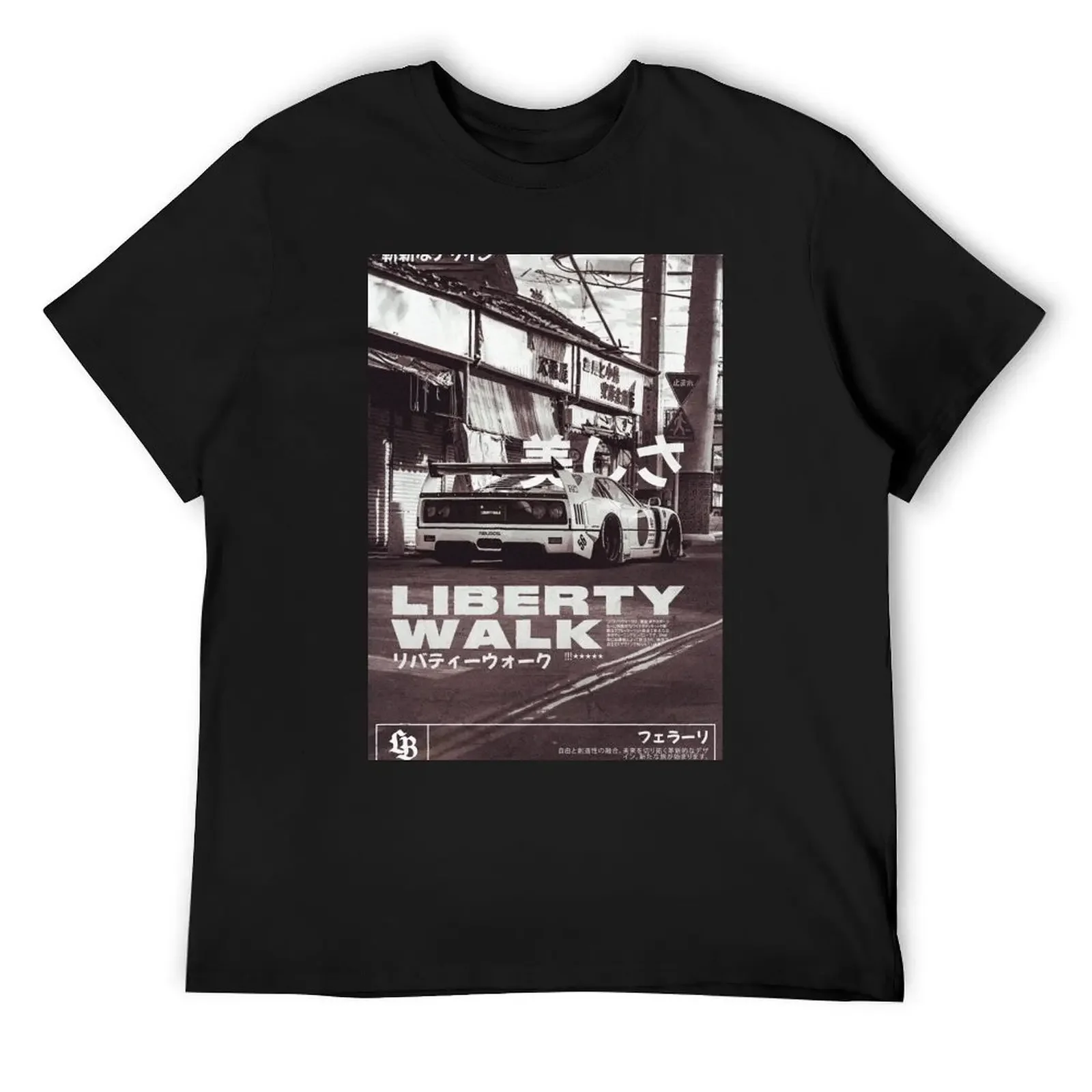 Liberty Walk V.3 T-Shirt vintage t shirts anime clothes customs sublime designer t shirt men