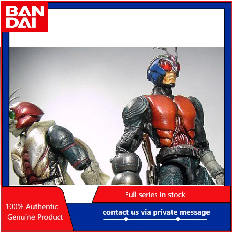 

In Stock Bandai SIC 18 Kamen Rider Showa V3 & Riderman 2-Pack Set Action Figure Collectible Model